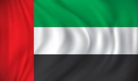 The United Arab Emirates Flag